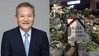 South Korean interior minister suspended over last year’s Halloween crowd crush