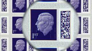 UK: Royal Mail unveils new stamps with image of King Charles