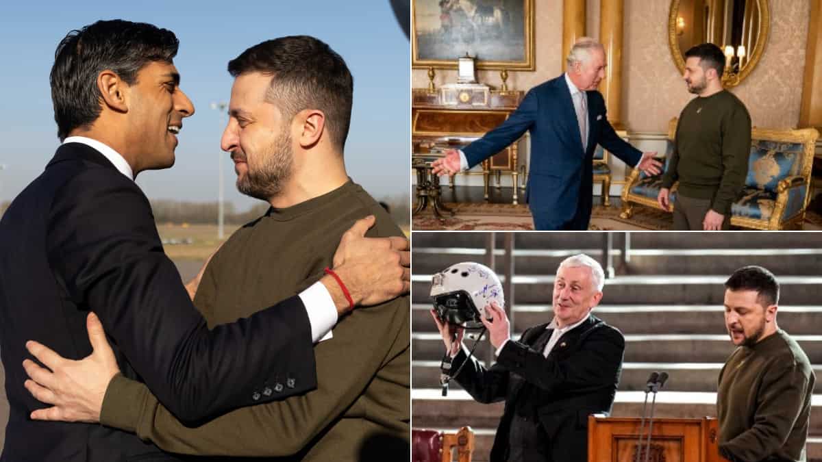 Russia-Ukraine war: Zelensky repeats demand for combat jets during his visit to UK