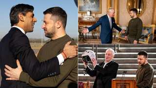 Russia-Ukraine war: Zelensky repeats demand for combat jets during his visit to UK