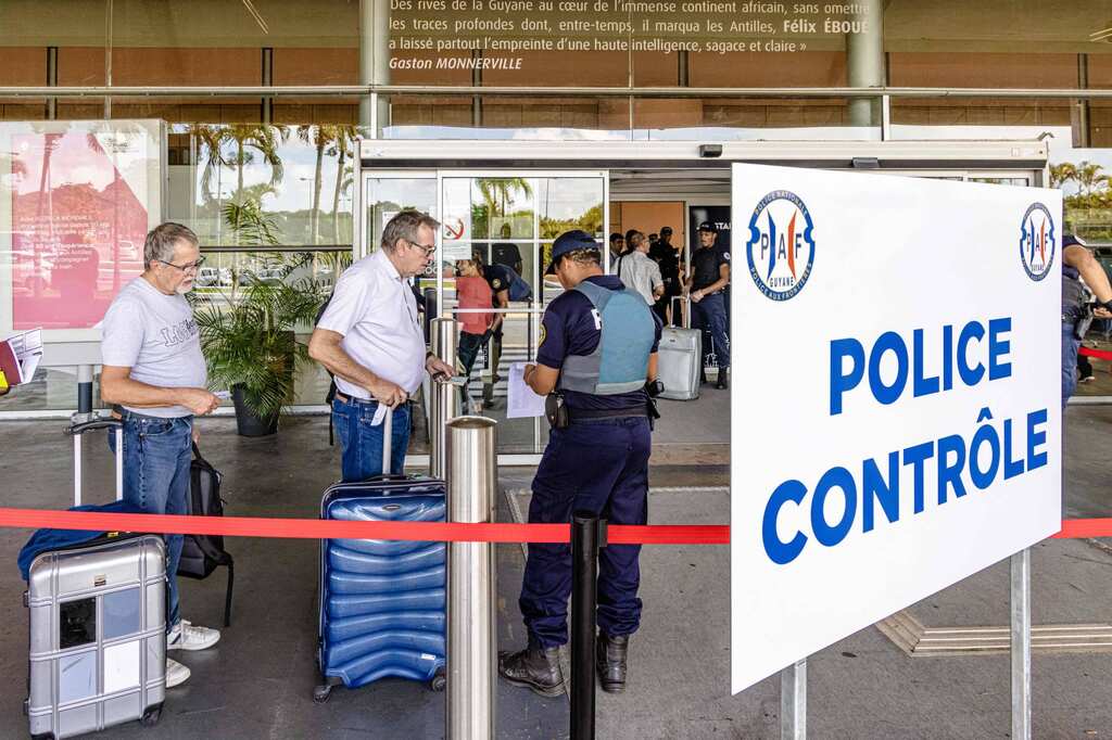 Cayenne airport, the departure point of Cocaine to Europe