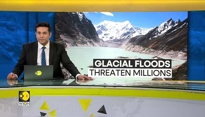 Glacial lake floods threaten millions | WION Climate Tracker