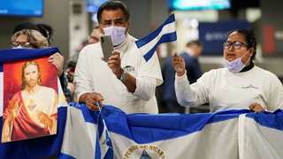 Emotional scenes at Dulles airport as over 200 Nicaraguan prisoners freed and sent to US