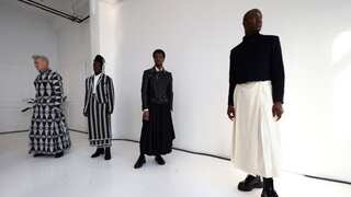 Menswear designers debut new collections at New York Fashion Week