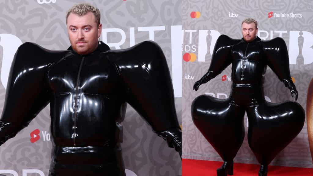 Sam Smith gets trolled for his weird latex suit, netizen says 'he's desperate for attention'