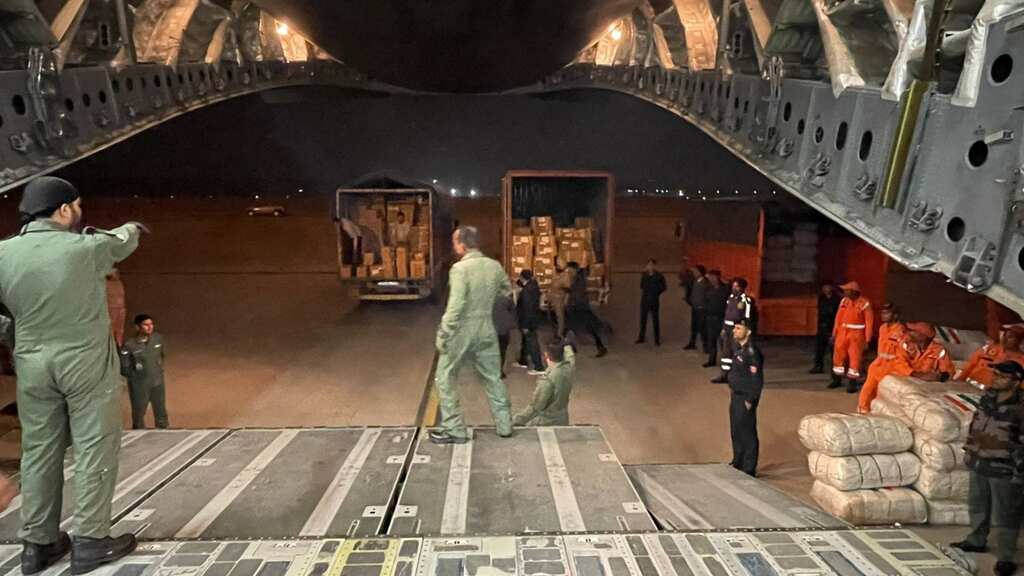 Operation Dost: India sends 7th flight with 23 tonnes relief material to quake-hit Turkey, Syria