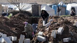 Turkey earthquake: More than 5,000 victims buried at city's mass cemetery as death toll tops 34,000