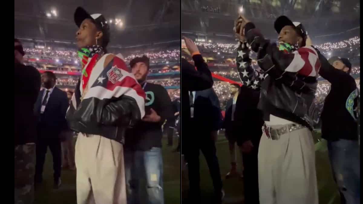 Asap Rocky's cute gesture