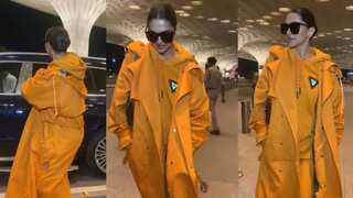 Deepika Padukone gets brutally trolled for monochrome airport look; see pics