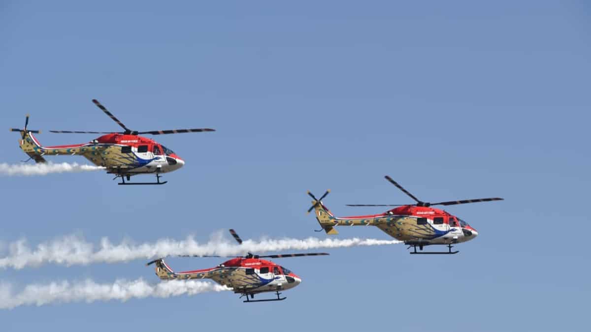 Stunning fly-past at the inaugural ceremony