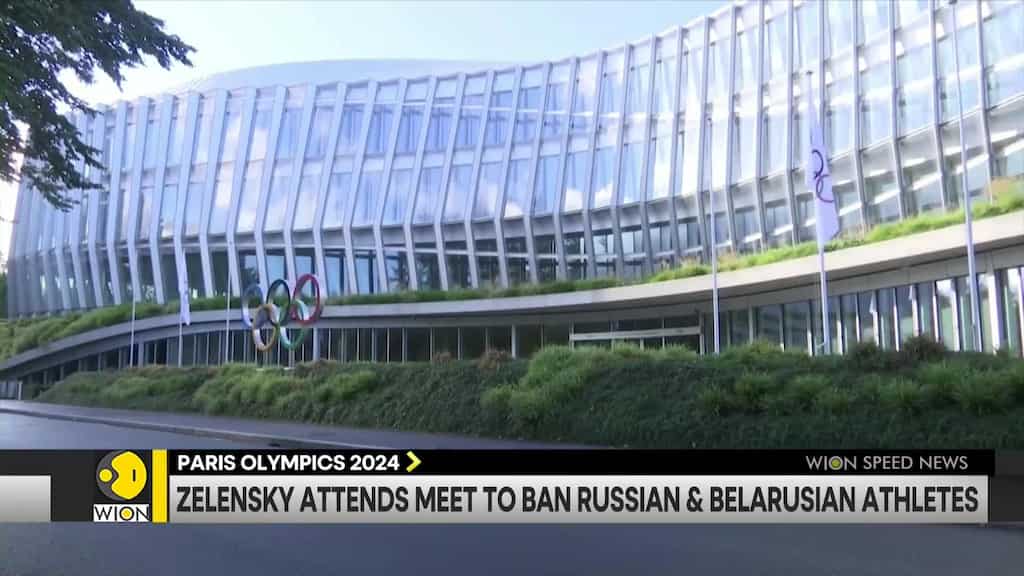WION Speed News | Paris Olympics 2024: Zelensky attends meet to ban Russian and Belarusian athletes