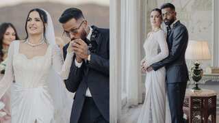 Natasa Stankovic, Hardik Pandya share FIRST pics from dreamy white wedding in Udaipur