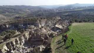 The Turkey quake broke an olive grove into two, creating a 984-feet valley