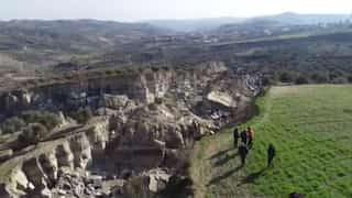 The Turkey quake broke an olive grove into two, creating a 984-feet valley