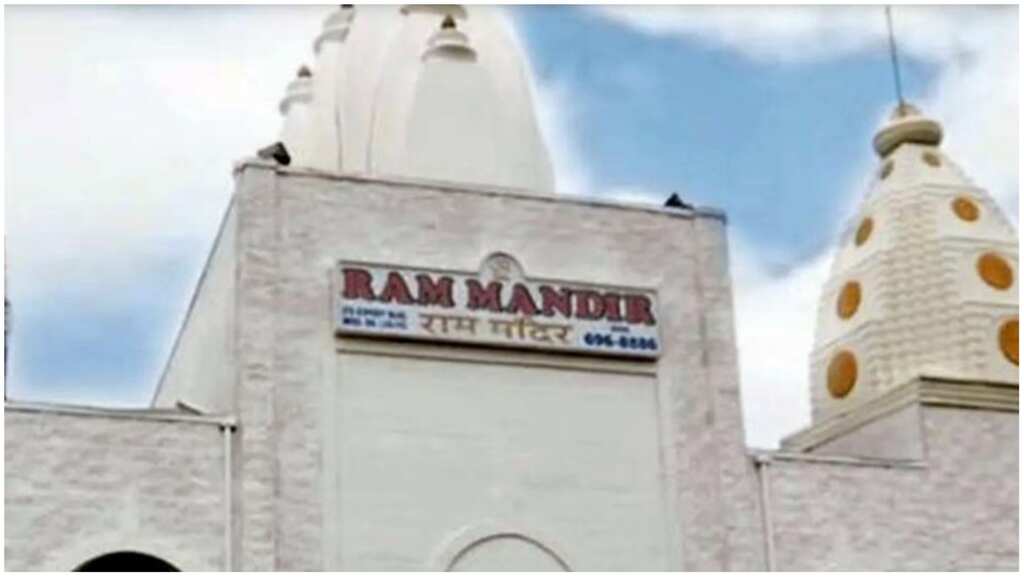 India fumes after Hindu temple in Canada gets defaced