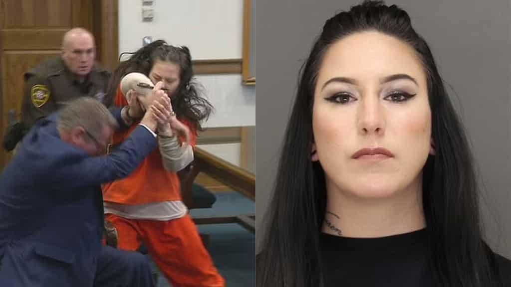 Who is Taylor Schabusiness? Married woman accused of killing lover, Shad Thyrion, attacks own lawyer in court