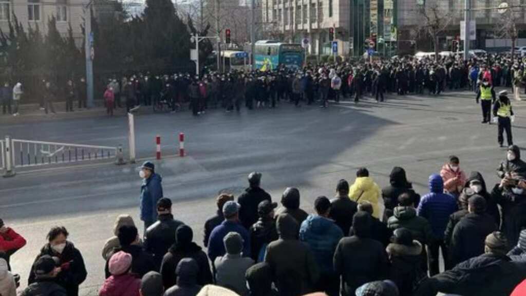 WATCH | Chinese retirees protest in Wuhan over reforms to public health insurance system
