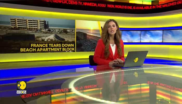 France tears down beach apartment block