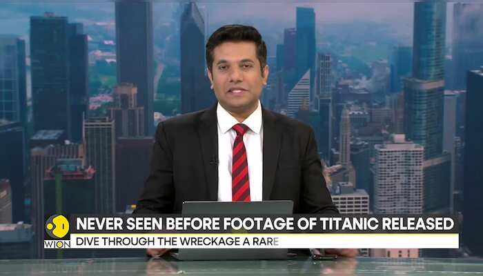 Never seen before footage of Titanic released; ship lies 2.4 miles below ocean's surface