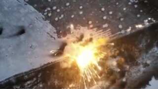 Dramatic aerial video shows Ukraine destroying 'Russian weapon that rips oxygen out of lungs'