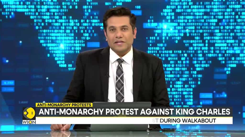 UK: King Charles faces 'Not My King' protest during walkabout