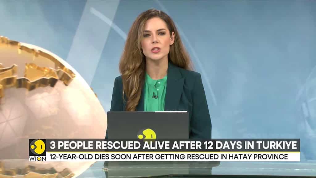 Turkey-Syria Earthquake: Three people rescued alive after 12 days in Turkey