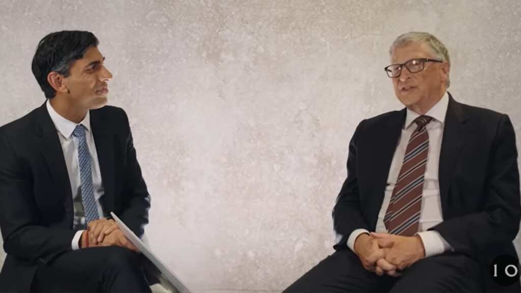WATCH | UK PM Rishi Sunak and billionaire Bill Gates get interviewed by AI