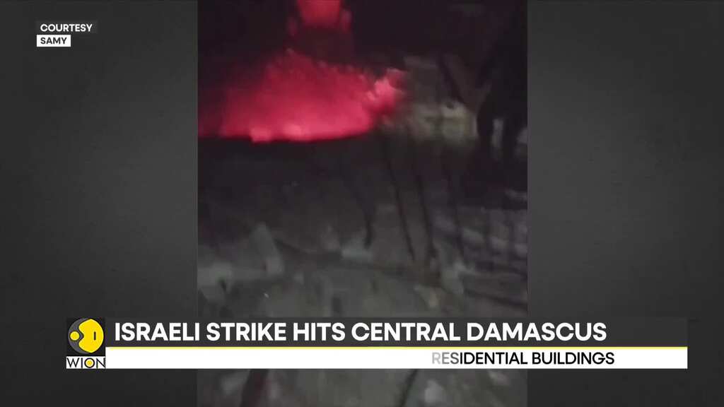 Israel intensifies attack in Syria as their strike hits central Damascus