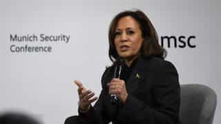 WATCH: Kamala Harris claps along with man singing in Spanish, without realising he was protesting against her