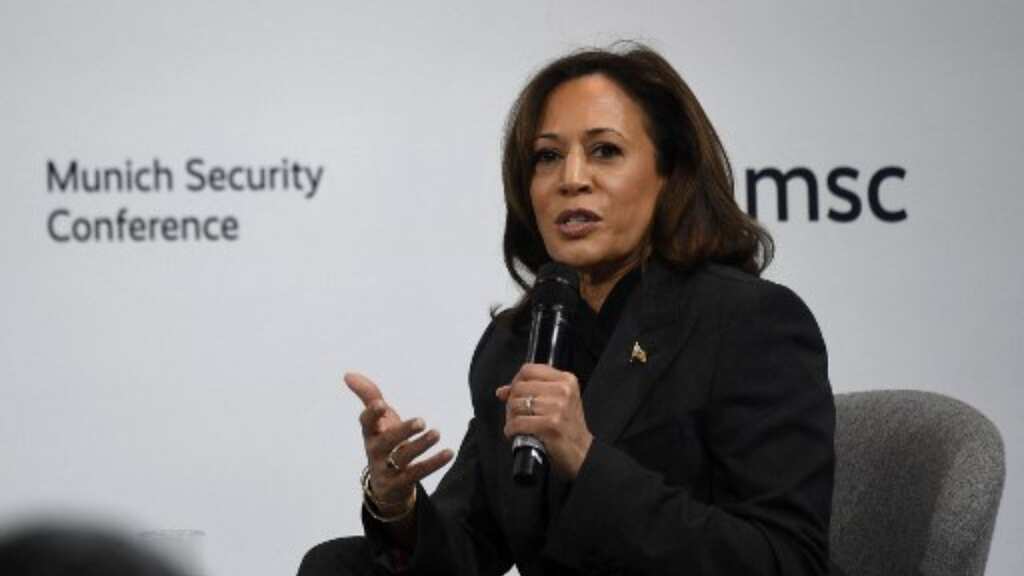 WATCH: Kamala Harris claps along with man singing in Spanish, without realising he was protesting against her