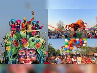 In Pics | City revels in celebrations of vibrant, colourful Goa Carnival 2023