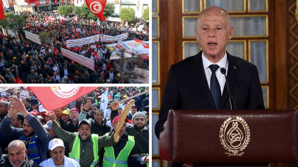 Tunisia: Govt expels ETUC chief for participating in protests against president’s policies