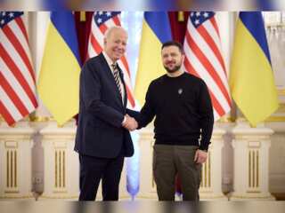 In pics | Joe Biden pays surprise visit to Kyiv, ahead of Russia-Ukraine war anniversary