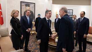 Blinken meets Erdogan in Ankara, reaffirms US' commitment to quake assistance