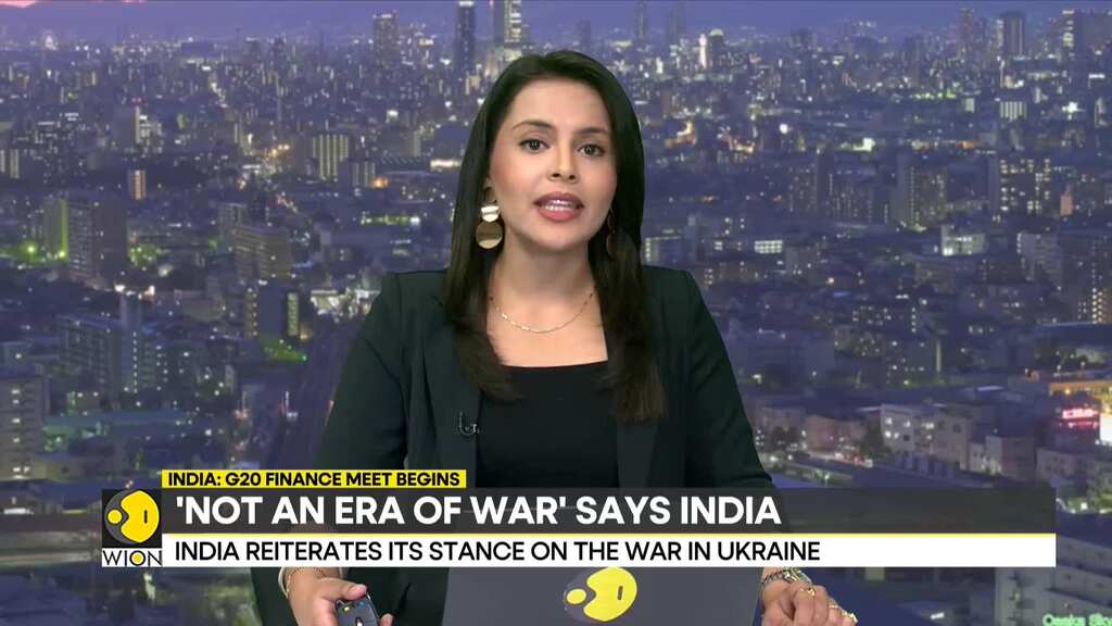 'Not an era of war' says India at G20 finance meet