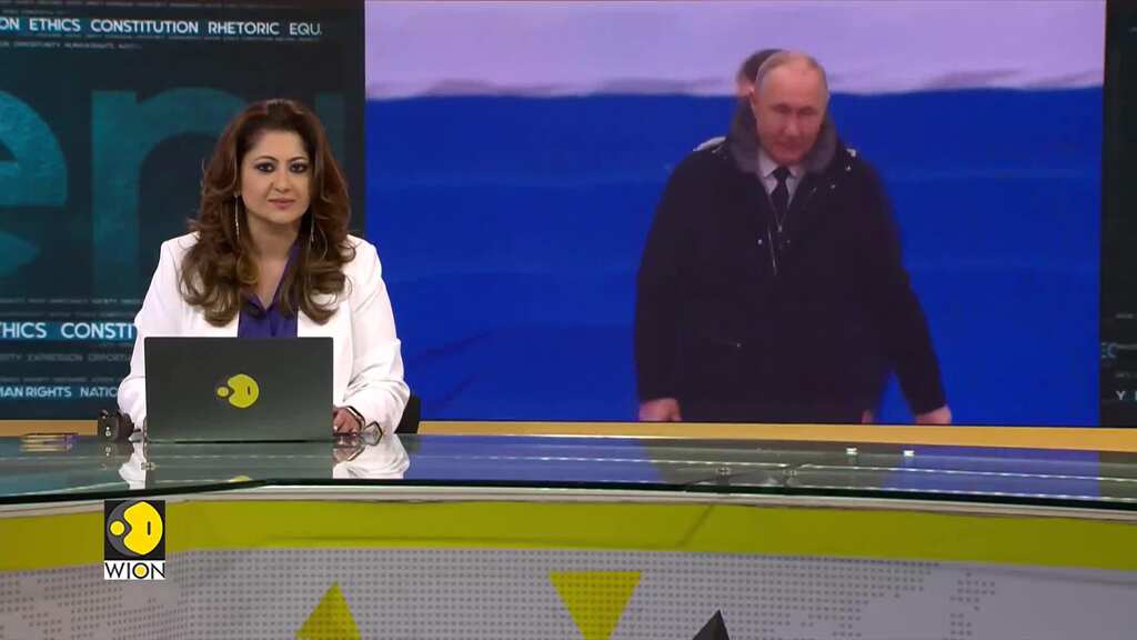 James Bond-like welcome for Russian President Vladimir Putin