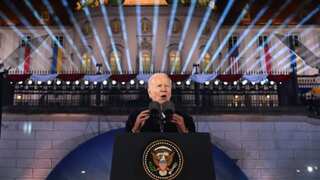 'Our support for Ukraine is unwavering,' says US President Joe Biden during his speech in Poland