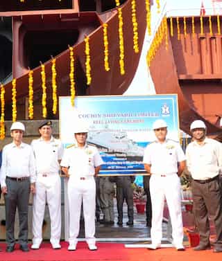 India: Cochin Shipyard commences construction of 2 Anti-submarine warfare crafts for navy