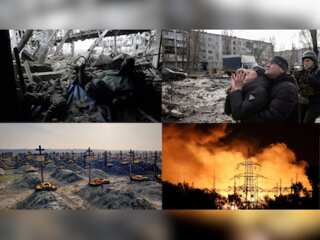 In Pics | Death, destruction and dying hope. How Ukraine survived one year of Russia's offensives