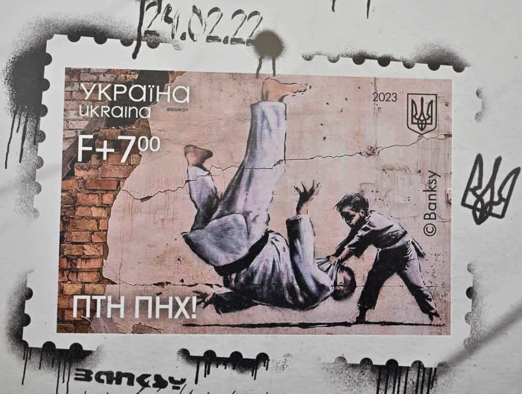 ‘FCK PTN’: Ukraine releases new postage stamps marking anniversary of Russian invasion