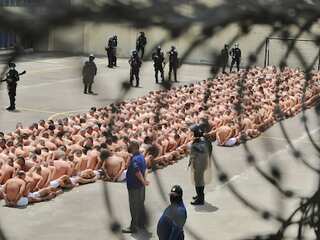 El Salvador's new mega-prison faces criticism, only two sinks and washrooms in each cell