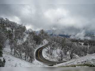 Blizzard warnings in Sierra Nevada and Southern California