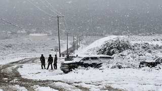 Rare winter storm wreaks havoc in California, as LA remains blanketed in snow