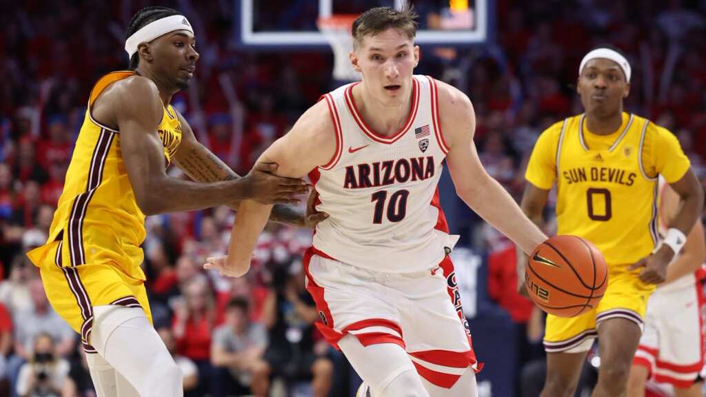 College Basketball: Arizona State stuns No. 7 Arizona with half-court buzzer-beater in rivalry game