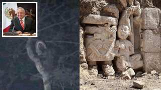 Mexican president posts photo of what he claims is an elf from Mayan civilisation