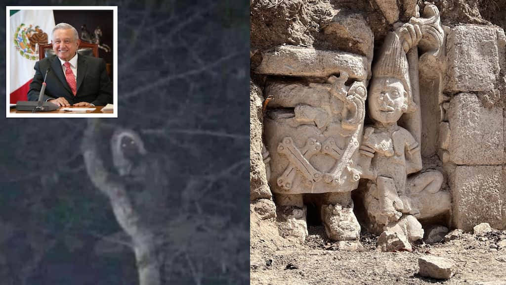 Mexican president posts photo of what he claims is an elf from Mayan civilisation