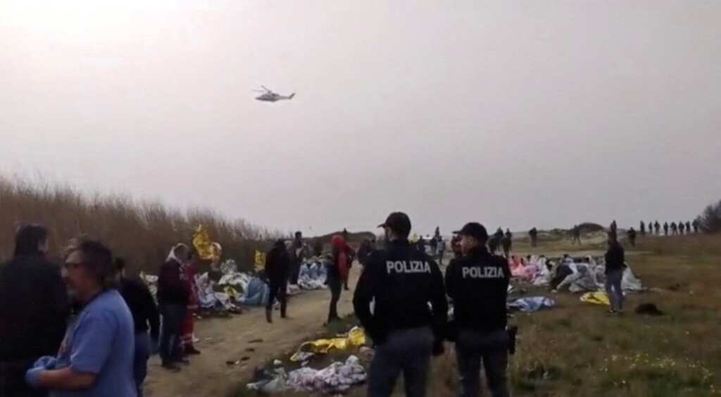 Italy: 59 dead as overloaded boat ferrying migrants breaks apart, sinks off coastal city of Crotone