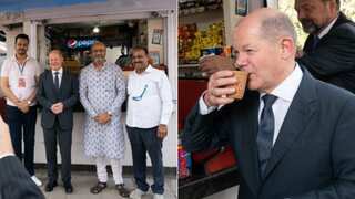 German Chancellor Olaf Scholz enjoys 'true taste of India' during his India visit - see pics
