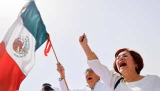 Mexicans take to streets to oppose government's electoral overhaul