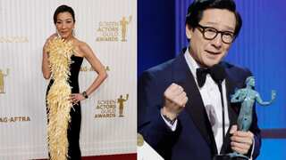 Ke Huy Quan makes history at SAG Awards! Becomes first Asian male film winner